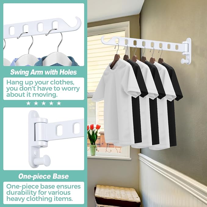 Wall Mounted Clothes Hanger - Image 3