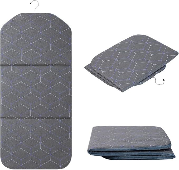 Foldable Ironing Mat for Flat Surfaces, Hanging Steamer Board for Clothes by Unknown