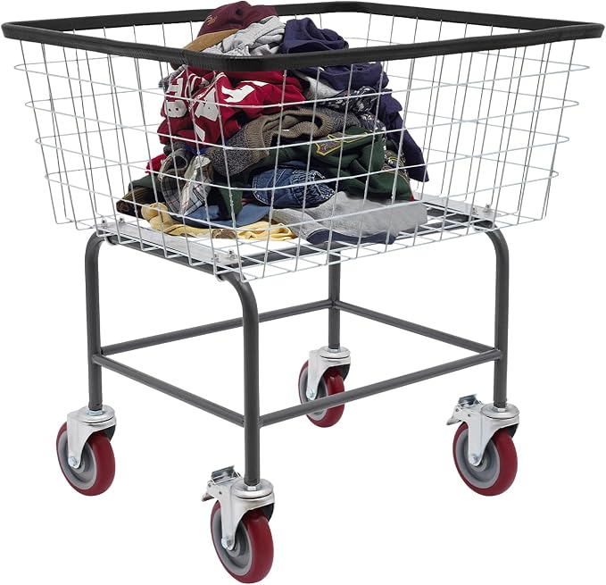 Commercial Laundry Basket Cart by Fronimo