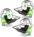 BallcapBuddy Original & Patented 3-Pack Baseball Hat Washer Cage by Home