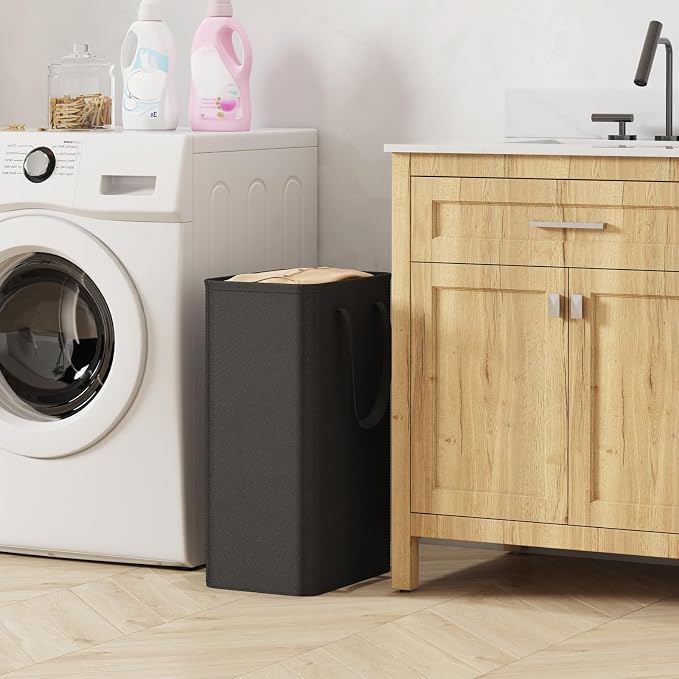 Lifewit 50L Slim Laundry Hamper, Narrow Small Laundry Basket - Image 9