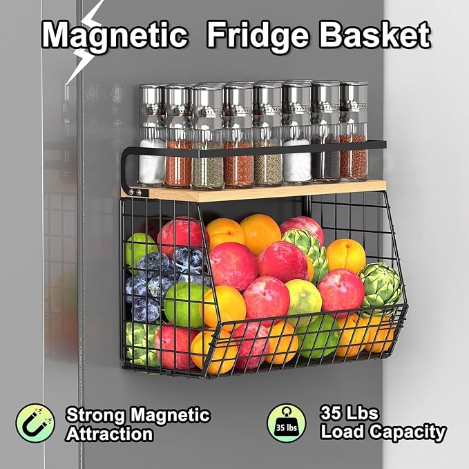 2 Pack Magnetic Spice Storage Rack Organizer - Image 8