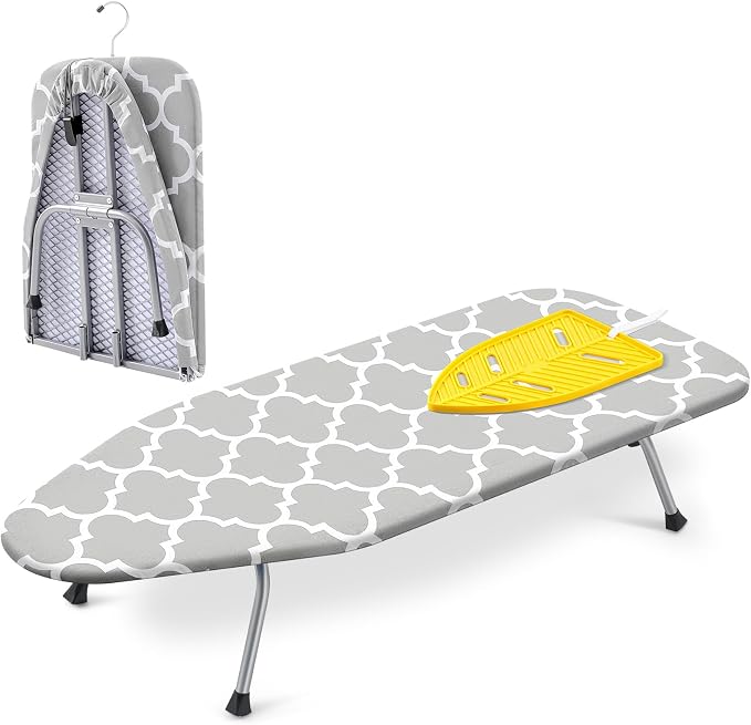 Chunful Mini Ironing Board Tabletop, Portable Compact Travel by Chunful