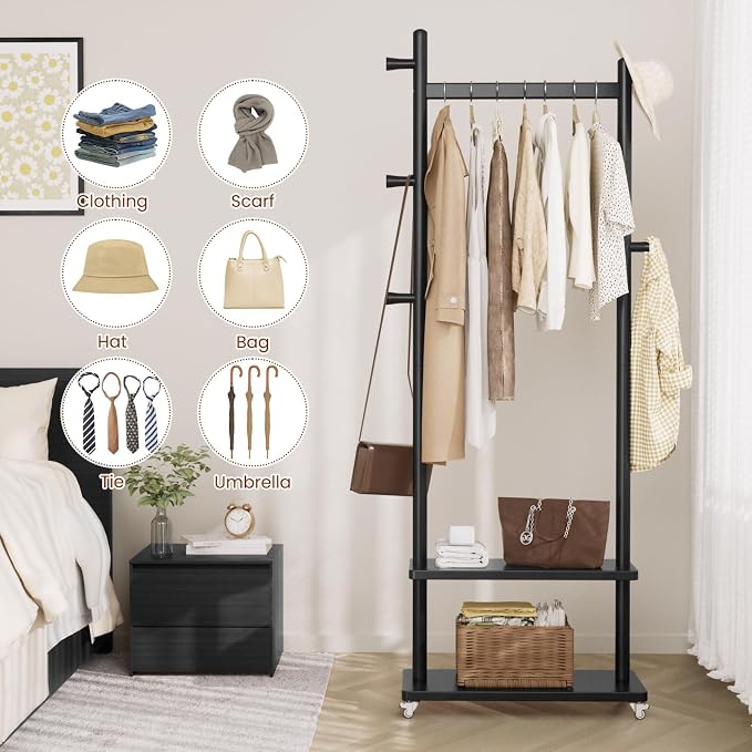 Coat Rack Freestanding Clothing Rack - Image 3