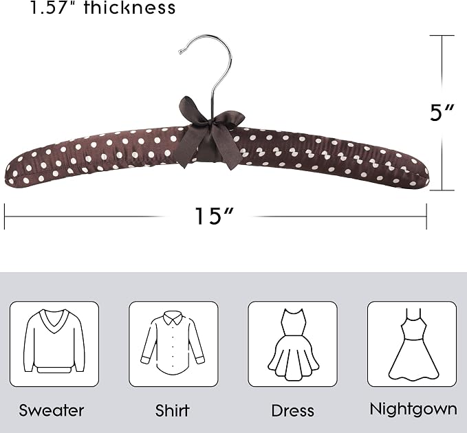 Women's Satin Padded Hangers - Image 4