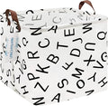 LANGYASHAN Square Storage Baskets Waterproof Canvas Children Laundry Nursery by LANGYASHAN