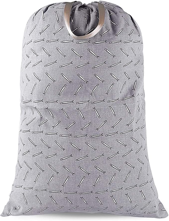 Extra Large Laundry Bag with Drawstring and Handle, Heavy Duty Travel Dirty by SANFERGE