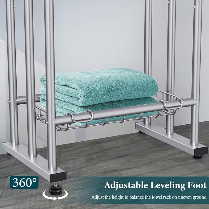 40" Tall Freestanding Towel Racks - Image 4