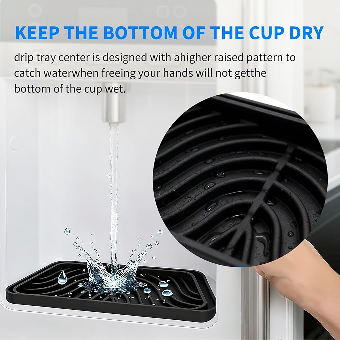 2 Pack Silicone Refrigerator Drip Tray Catcher – Universal Fridge Water and Ice - Image 9