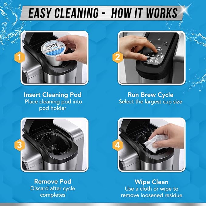 ACTIVE K-Cup Compatible Keurig Cleaning Pods - Image 4