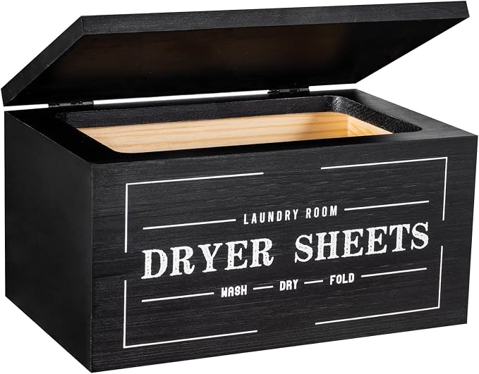 Cute Dryer Sheet Holder with Lid by Eggs+sound