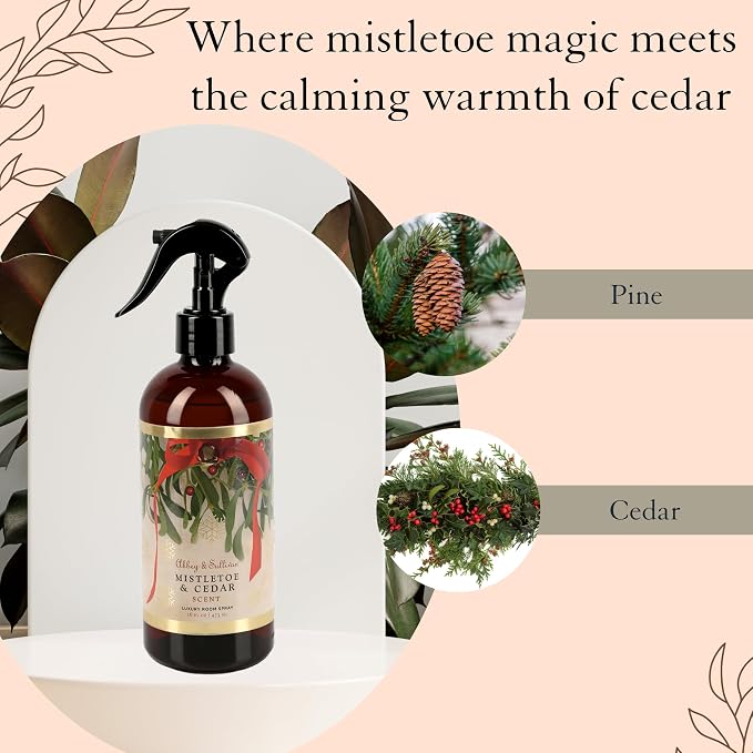 Abbey & Sullivan Room Spray, Mistletoe Cedar, 16 oz. - Image 4
