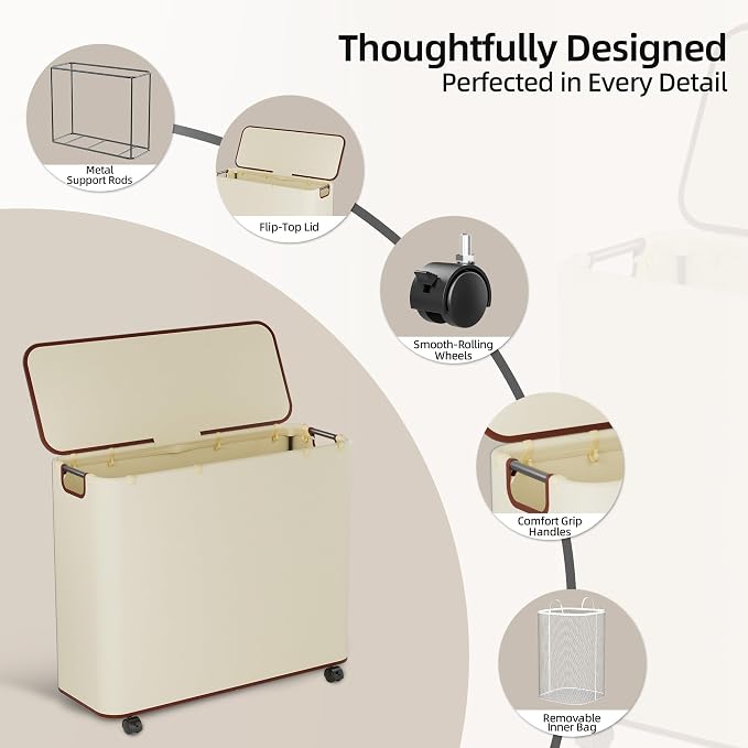 Yecaye 180L Laundry Basket - Image 4