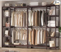 Homykic Closet System Set of 2, Bamboo Clothing Rack by Homykic