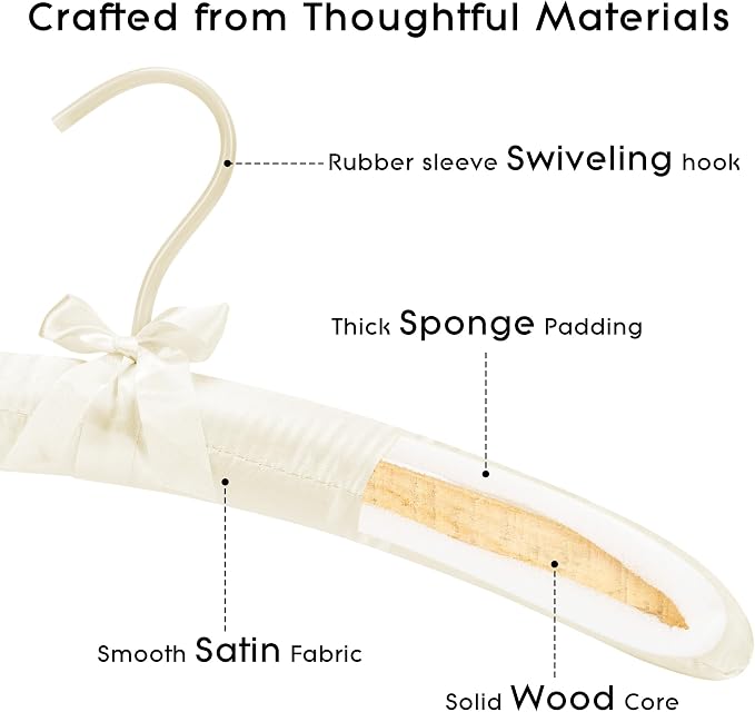 Women's Satin Padded Hangers - Image 3