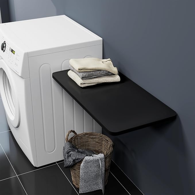 Upgrade Wall Mounted Folding Table 31.5”L x 15.7”W, Laundry Folding Table - Image 2