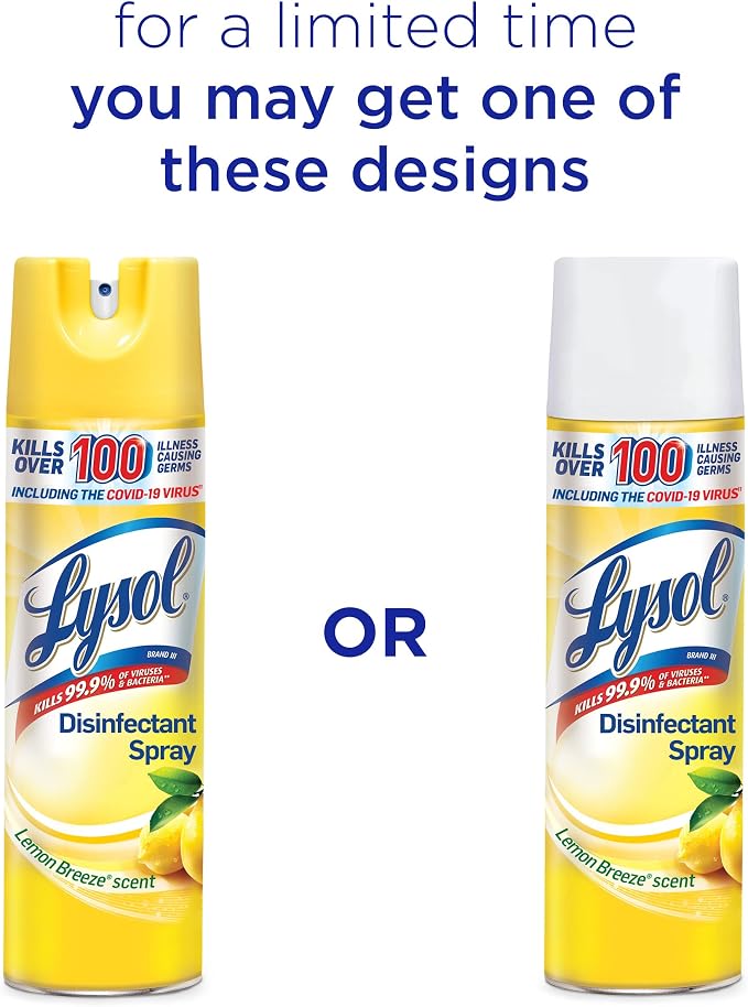 Lysol Disinfectant Spray, Lemon Breeze - Image 9