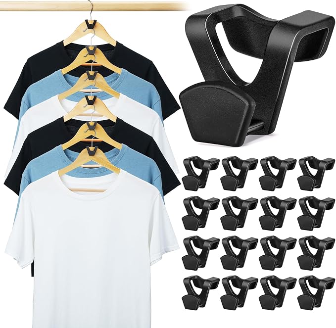 Smartor Clothes Hanger Connector Hooks 60 Pack, Closet Storage and Organization by Smartor