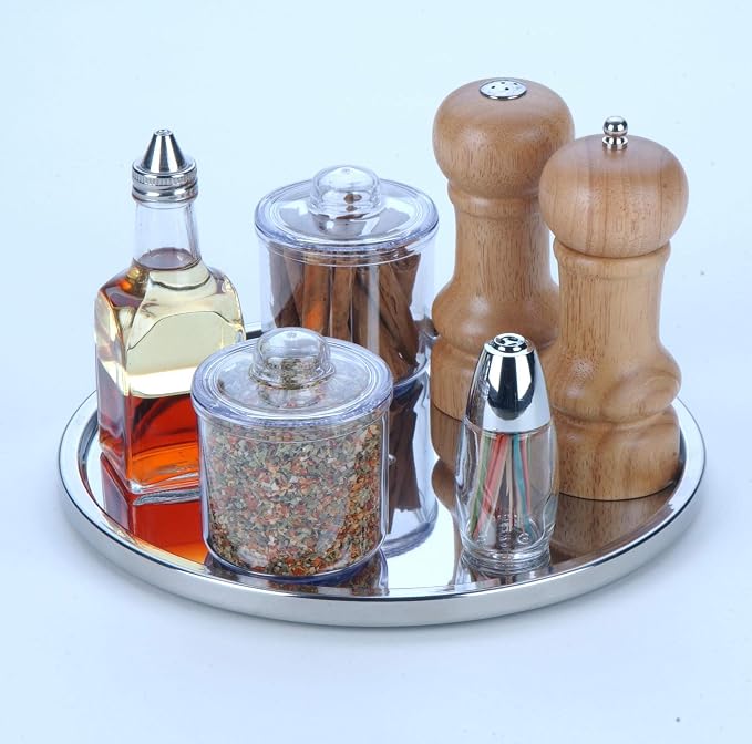 Dial Industries Lazy Susan Stainless Steel Turntable Organizer - Image 3