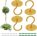 Bivethoi 4pcs Gold Ceiling Hooks by Bivethoi
