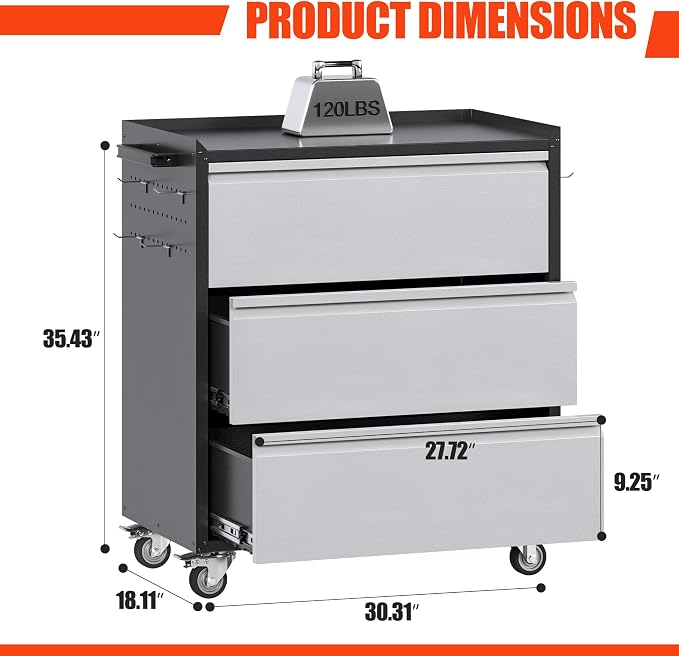Aobabo Metal Garage Cabinet - Image 3