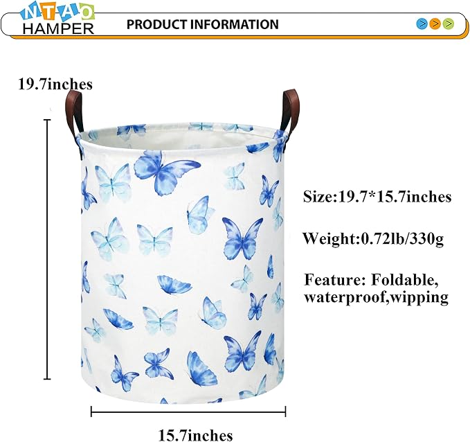 Kids Laundry Hamper, Laundry Basket, Baby Nursery Hamper, Waterproof Storage Bin - Image 6