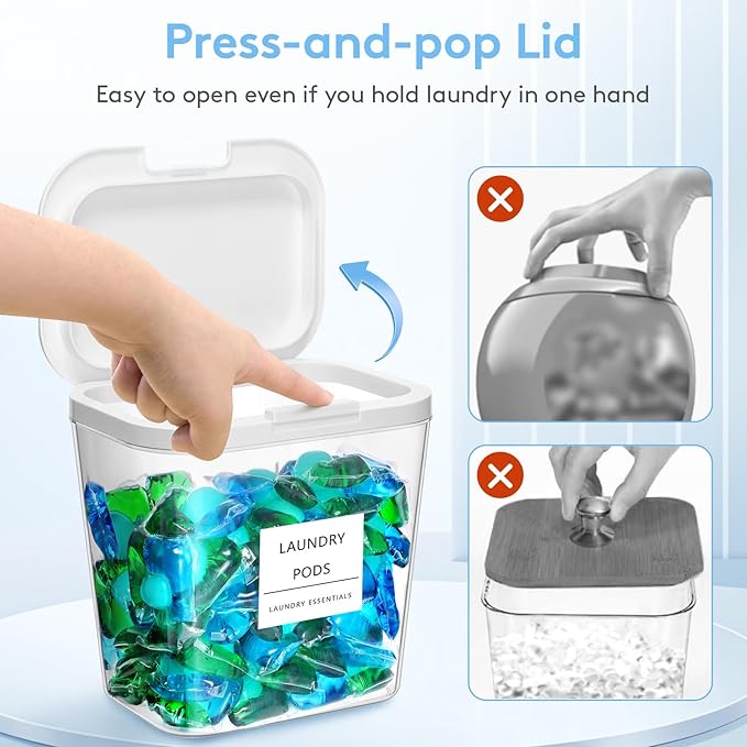 Lifewit 5 Pcs Laundry Pods Container - Image 2