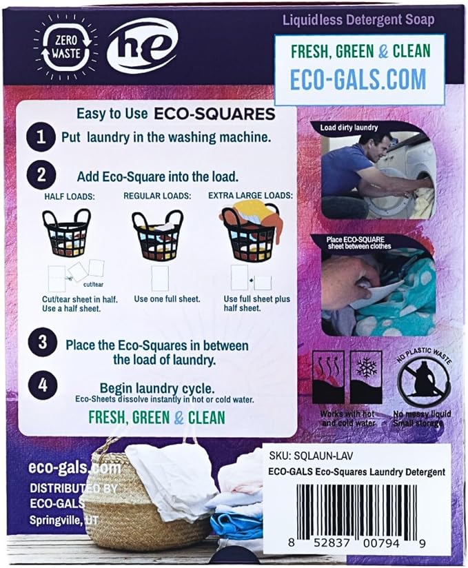 Eco-Squares laundry detergent sheets - Image 3