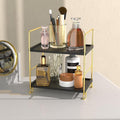 2-Tier Spice Rack Bathroom Organizer Countertop Storage Shelf, Cosmetic Storage by JANUSLiANG