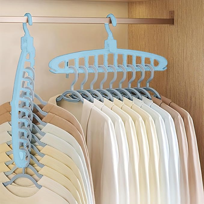 Closet Organizer Hangers – Space Saving Bar, Garment Holder | Multi-Hole - Image 2