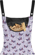 Butterflies Clothespin Bag Holder Pin Collector Bag Stores and Holds Clothespins by Psesaysky