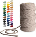 Nook Theory Macrame Cord - 4mm 109 Yards Cotton Rope by NookTheory