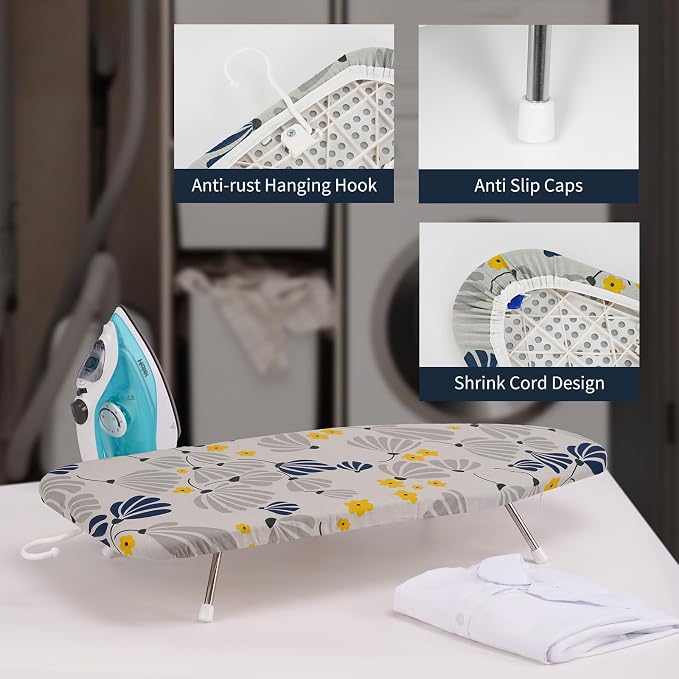 Tabletop Ironing Board 12"x29" – Portable Folding Ironing Board - Image 4
