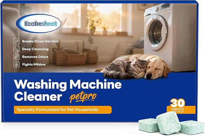 Washing Machine Cleaner Tablets by ECOFRESHEET