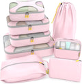 Shacke Packing Cubes for Travel 8 Set by Shacke