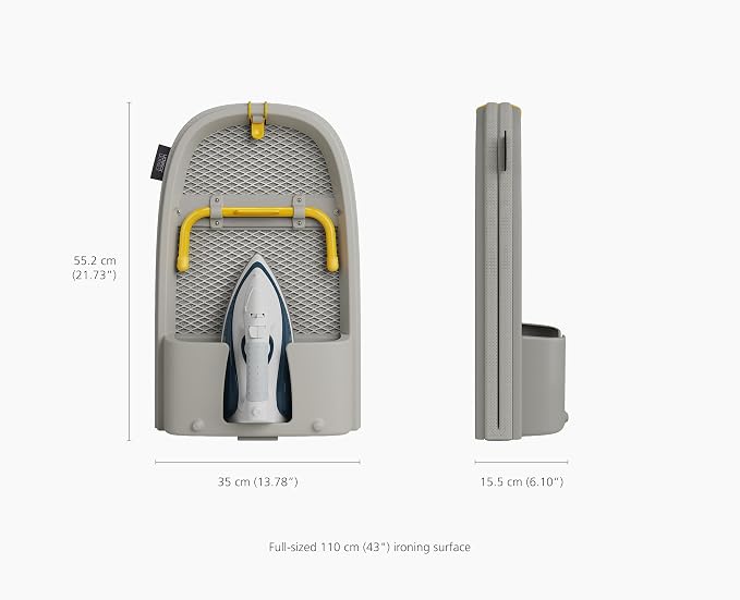 Joseph Joseph Pocket Max Portable Folding Tabletop Ironing Board, Integrated - Image 4