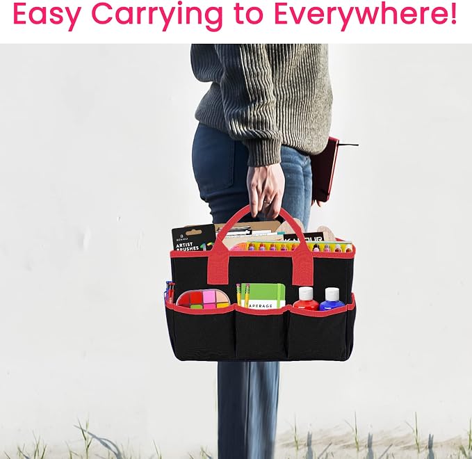 Godery Desktop Tote and Organizer, Teacher Helper caddy Bag - Image 7