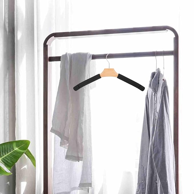 Angoily 5pcs Wooden Padded Hangers - Image 7
