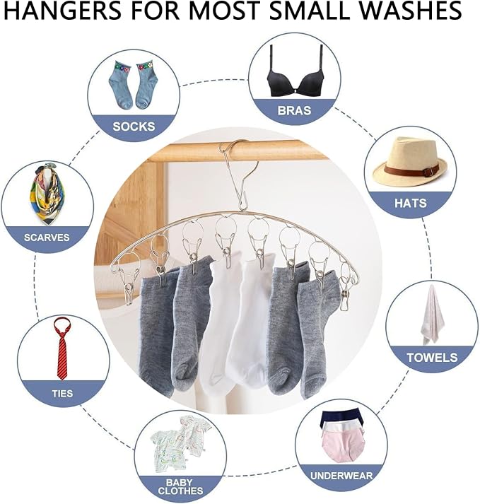 Stainless Steel Laundry Drying Rack Clothes Hanger - Image 4