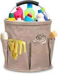 17L Cleaning Caddy with Handle, 4.5 Gallon Cleaning Supply Caddy Foldable by TEFOLA