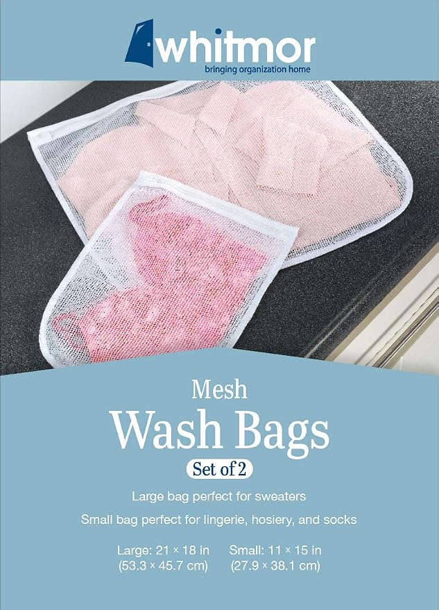 Whitmor Zippered Mesh Wash Bags - Image 6