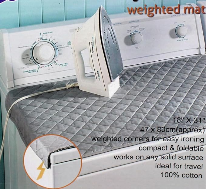Dependable Industries Inc. Essentials Ironing Board Pad to Use Anywhere Quilted - Image 6