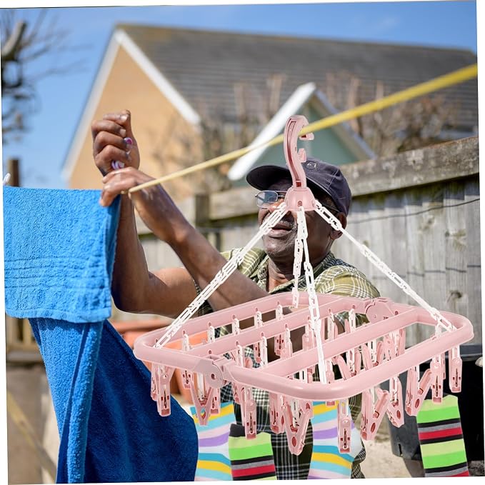 Plastic Clip Drying Rack Rotating Hook - Image 5