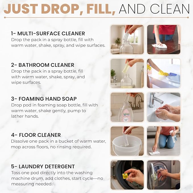 Starter Cleaning Kit I Multi Surface Cleaner I Bathroom Cleaner I Liquid - Image 3