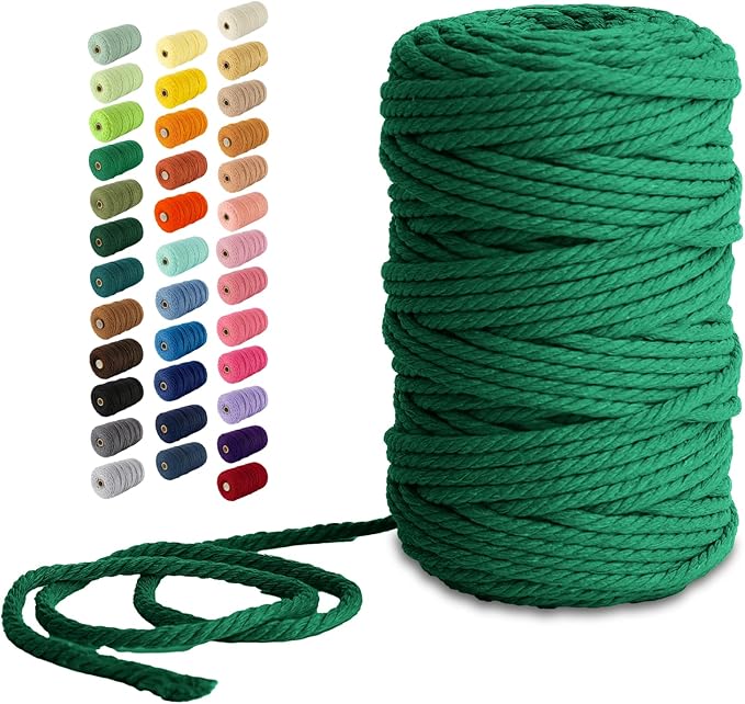 Nook Theory Macrame Cord - 5mm 109 Yards Cotton Rope by NookTheory