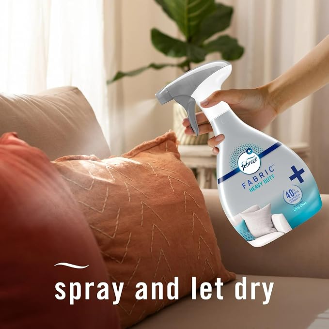 Febreze Fabric Refresher Heavy Duty Crisp Clean Air Freshener - Image 5