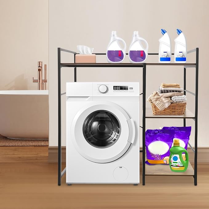 Washing Machine Shelf, 3 Tier Washer Dryer Storage Shelf - Image 4