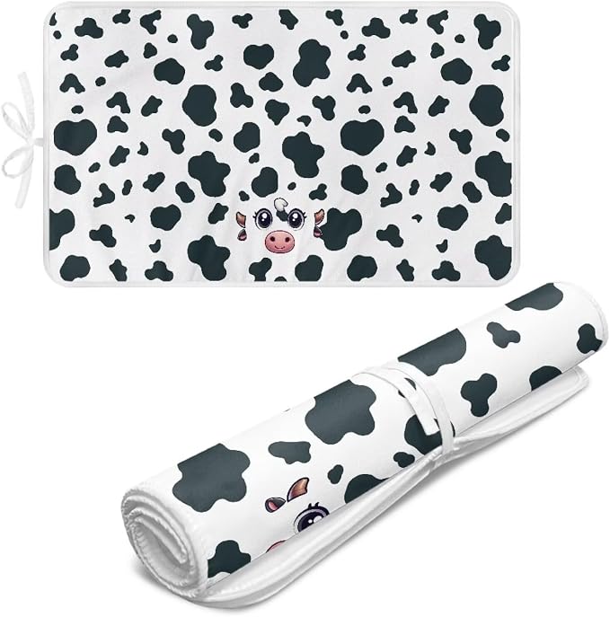 Cow Pattern Portable Ironing Mat Anti Slip - Image 6