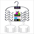 Tank Top Closet Organizer Hangers 2-Pc Set by Dr. Organizer – Black Steel by DrOrganizer