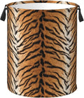Tiger Animal Texture Laundry Hamper Bag by Unknown